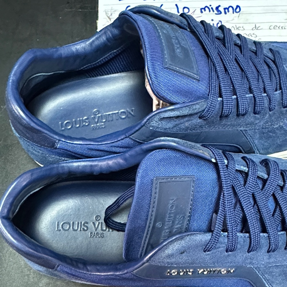 Louis Vuitton Men's Deep Blue Sneakers - Picture 2 of 6